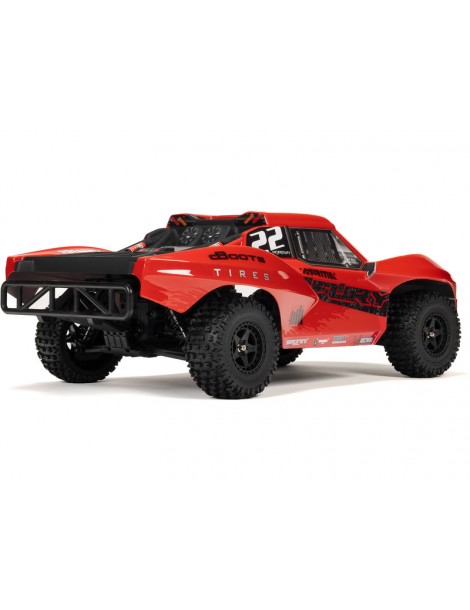 Arrma Fury Mega 550 2WD 1:10 Smart RTR Raudona - RC modelis su baterija ir įkrovikliu