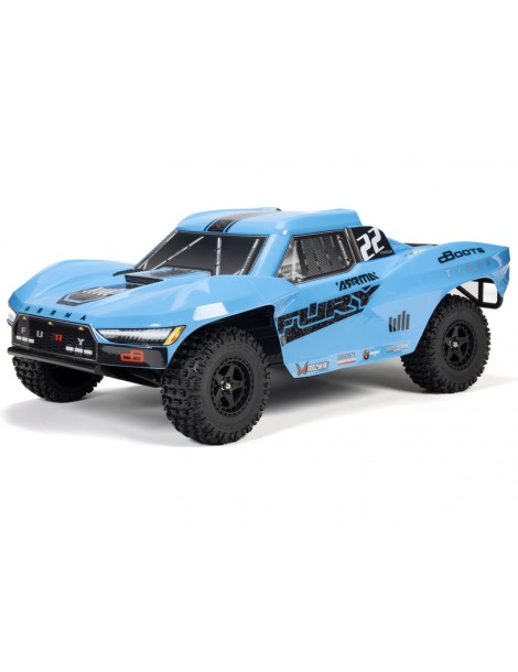 Arrma Fury Mega 550 2WD 1:10 Smart RTR mėlyna - RC modelis su baterija ir įkrovikliu