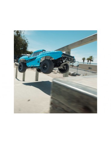 Arrma Fury Mega 550 2WD 1:10 Smart RTR mėlyna - RC modelis su baterija ir įkrovikliu
