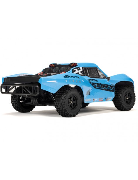 Arrma Fury Mega 550 2WD 1:10 Smart RTR mėlyna - RC modelis su baterija ir įkrovikliu