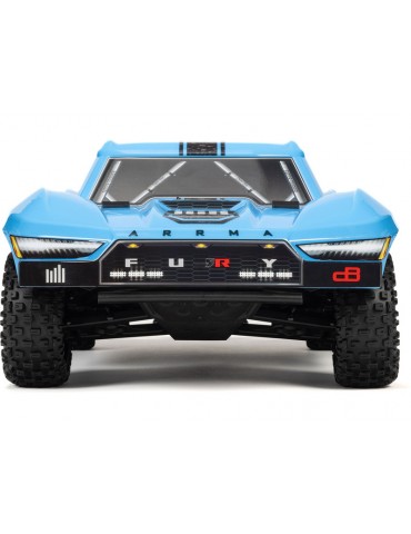 Arrma Fury Mega 550 2WD 1:10 Smart RTR mėlyna - RC modelis su baterija ir įkrovikliu