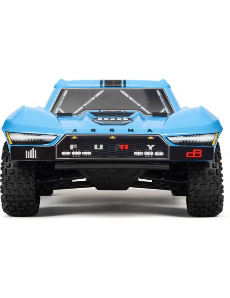 Arrma Fury Mega 550 2WD 1:10 Smart RTR mėlyna - RC modelis su baterija ir įkrovikliu