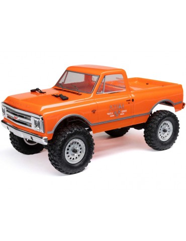 Axial 1/24 SCX24 1967 m. Chevrolet C10 4WD Brushed Truck RTR, oranžinė