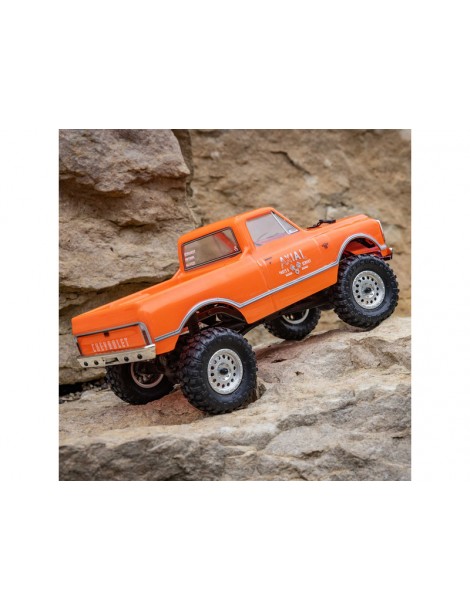 Axial 1/24 SCX24 1967 m. Chevrolet C10 4WD Brushed Truck RTR, oranžinė