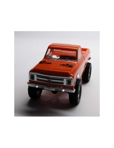 Axial 1/24 SCX24 1967 m. Chevrolet C10 4WD Brushed Truck RTR, oranžinė
