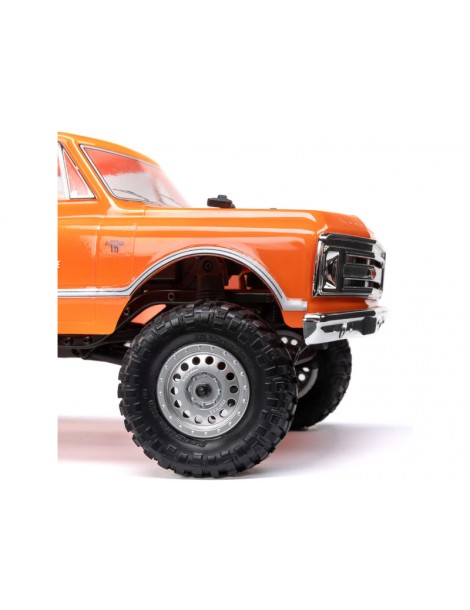 Axial 1/24 SCX24 1967 m. Chevrolet C10 4WD Brushed Truck RTR, oranžinė