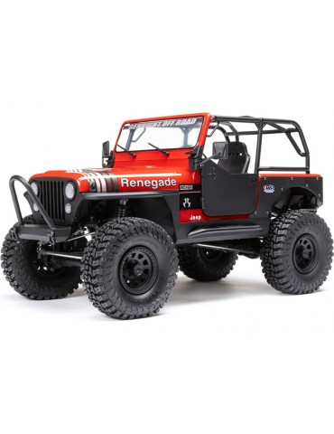 RC modelis Axial 1/10 SCX10 III Jeep CJ-7 4WD RTR Raudona