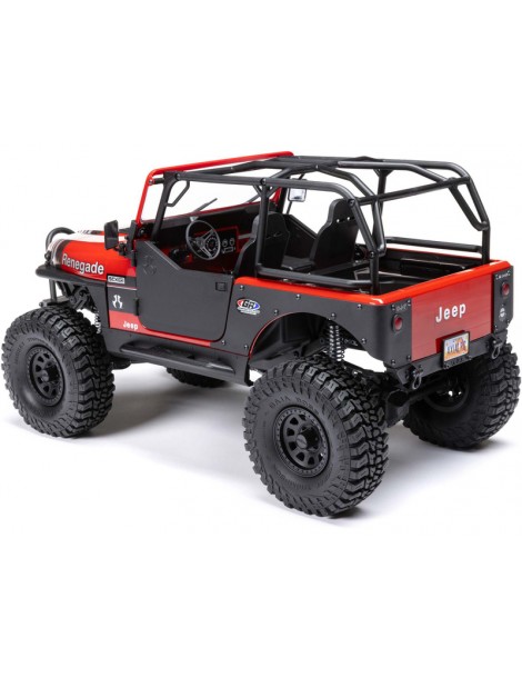 RC modelis Axial 1/10 SCX10 III Jeep CJ-7 4WD RTR Raudona
