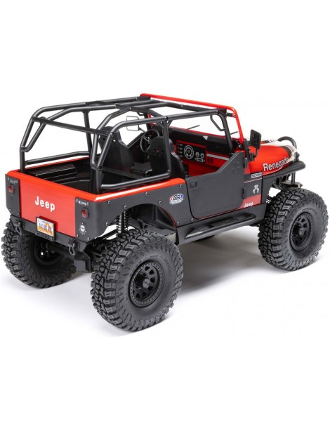 RC modelis Axial 1/10 SCX10 III Jeep CJ-7 4WD RTR Raudona