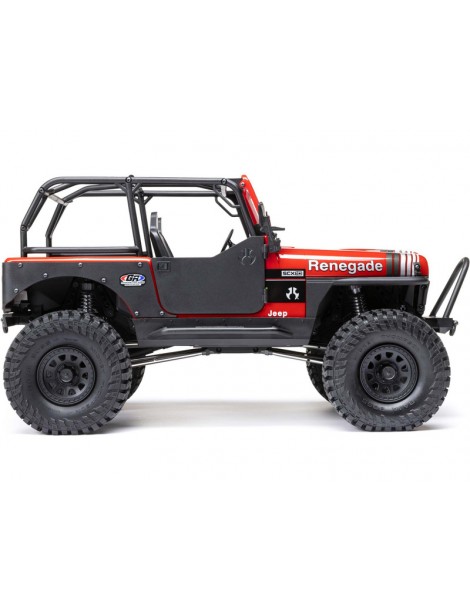 RC modelis Axial 1/10 SCX10 III Jeep CJ-7 4WD RTR Raudona
