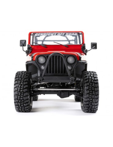 RC modelis Axial 1/10 SCX10 III Jeep CJ-7 4WD RTR Raudona