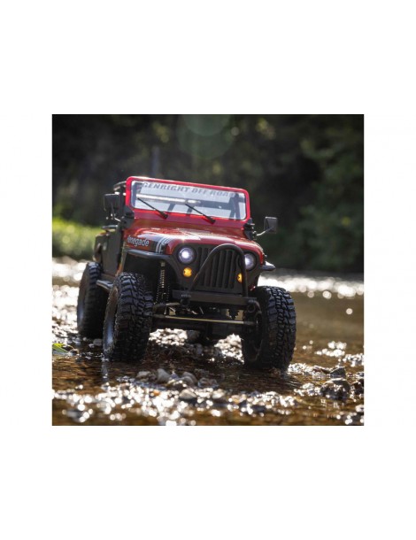 RC modelis Axial 1/10 SCX10 III Jeep CJ-7 4WD RTR Raudona