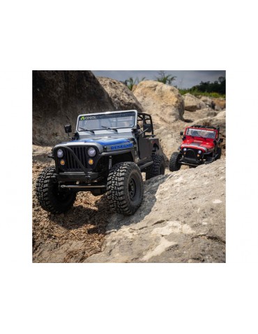 RC modelis Axial 1/10 SCX10 III Jeep CJ-7 4WD RTR Raudona