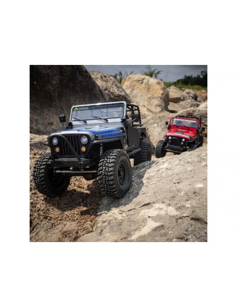RC modelis Axial 1/10 SCX10 III Jeep CJ-7 4WD RTR Raudona