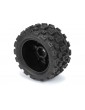 Pro-Line 1/18 Badlands MX 1.85" F/R MTD 12mm Black Raid: Granite GROM