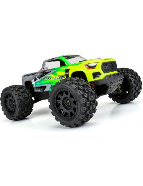 Pro-Line 1/18 Badlands MX 1.85" F/R MTD 12mm Black Raid: Granite GROM