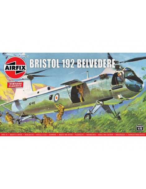 Sraigtasparnio rinkinys Airfix Bristol 192 Belvedere (1:72) (vintage)