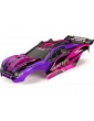 Traxxas kėbulas, Rustler 4X4, rožinės ir violetinės spalvos