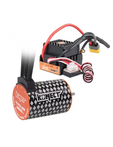 COMBO BRUSHLESS 60A WP + 4P 3650SL 3800KV motor