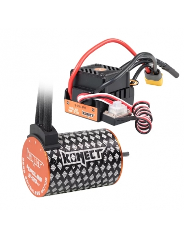 COMBO BRUSHLESS 60A WP + 4P 3650SL 3400KV motor