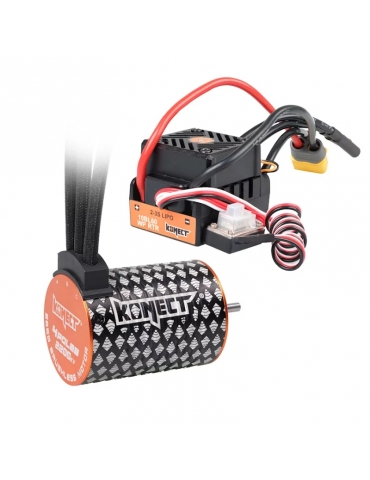 COMBO BRUSHLESS 60A WP + 4P 3650SL 2200KV motor