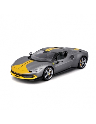 Bburago Ferrari 296 GTB Assetto Fiorano 1:18 Pilka