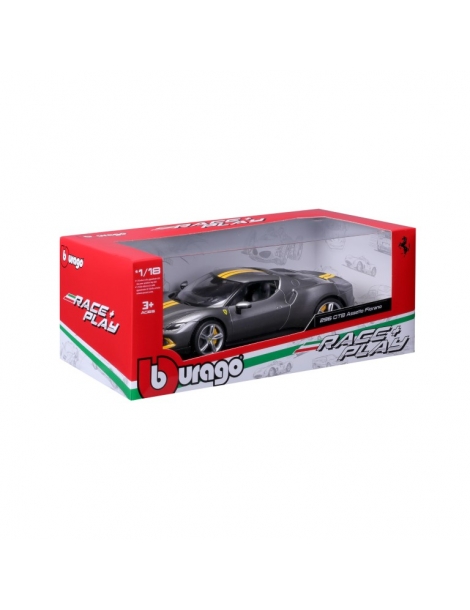 Bburago Ferrari 296 GTB Assetto Fiorano 1:18 Pilka