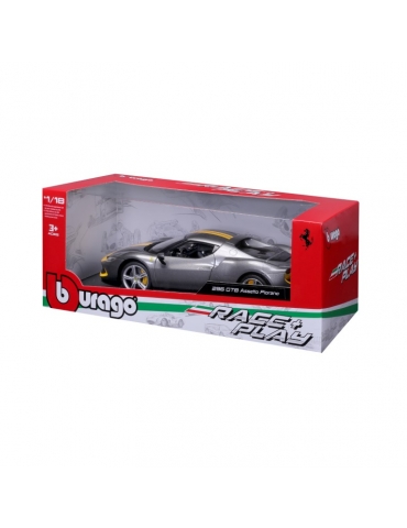 Bburago Ferrari 296 GTB Assetto Fiorano 1:18 Pilka