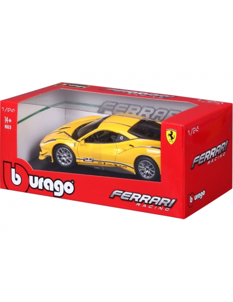 Bburago Ferrari 488 Challenge 1:24 Geltona