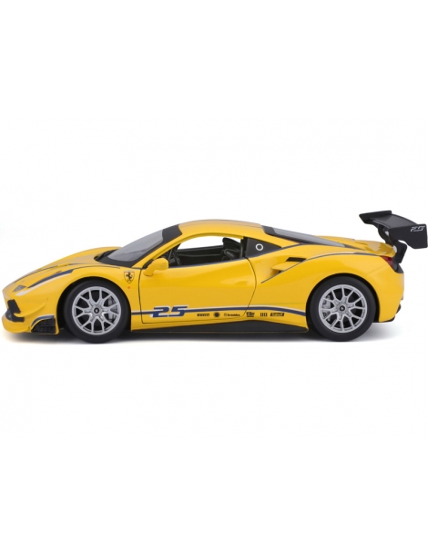 Bburago Ferrari 488 Challenge 1:24 Geltona