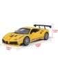 Bburago Ferrari 488 Challenge 1:24 Geltona