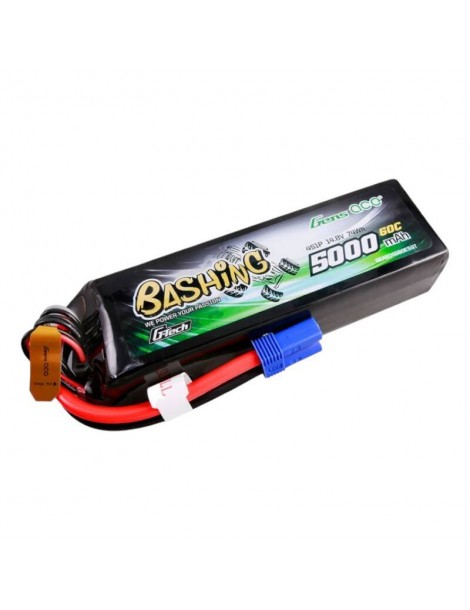 Gens ace G-Tech 5000mAh 14.8V 4S1P 60C Lipo baterija EC5 Plug-Bashing Series