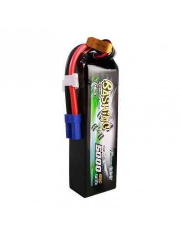 Gens ace G-Tech 5000mAh 14.8V 4S1P 60C Lipo baterija EC5 Plug-Bashing Series