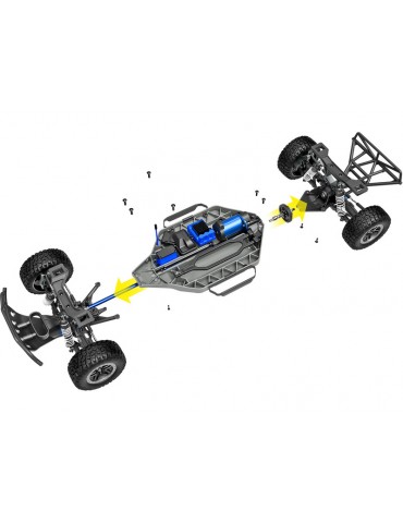 Traxxas Slash 1:10 HD VXL 4WD RTR green