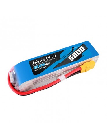 Akumuliatorius Gens ace 5800mAh 60C 18.5V 5S1P Lipo XT90