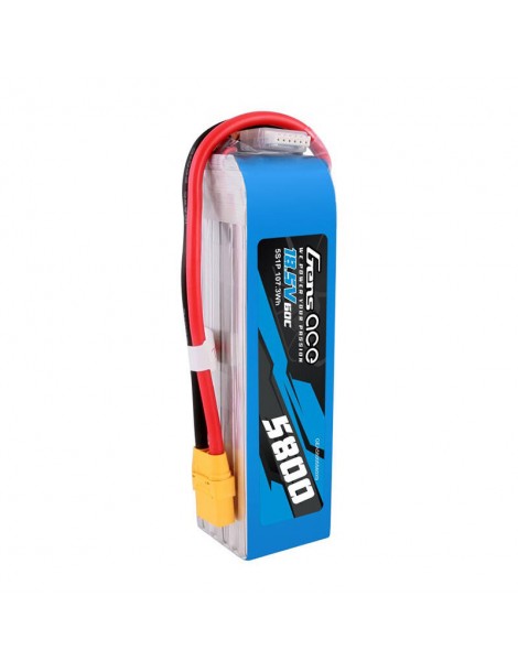 Akumuliatorius Gens ace 5800mAh 60C 18.5V 5S1P Lipo XT90