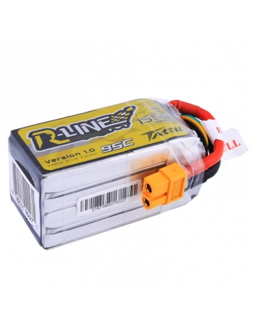 Akumuliatorius Tattu 1300 mAh 14,8V 95C 4S1P R-Line