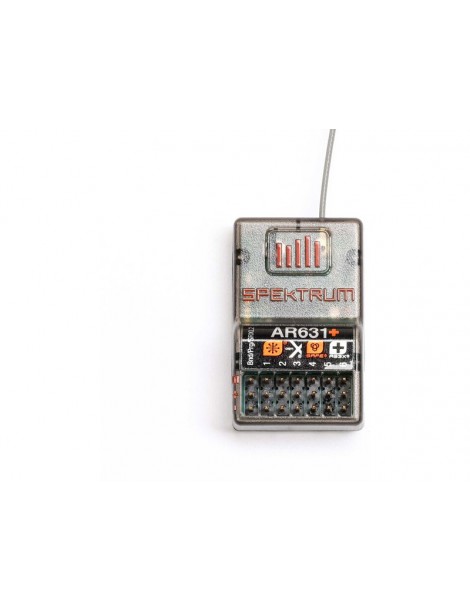 Spektrum Imtuvas AR631+ DSMX 6-Channel AS3X+ & SAFE