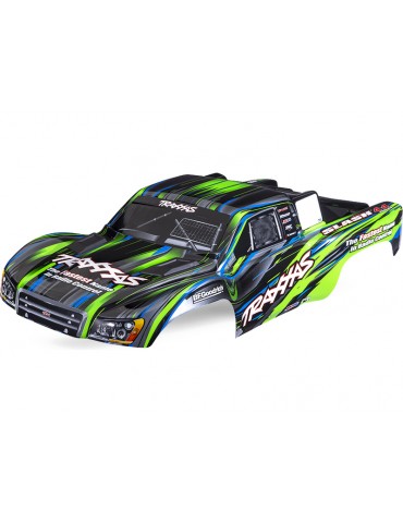 Traxxas Body, Slash 4X4, green (for clipless mounting)