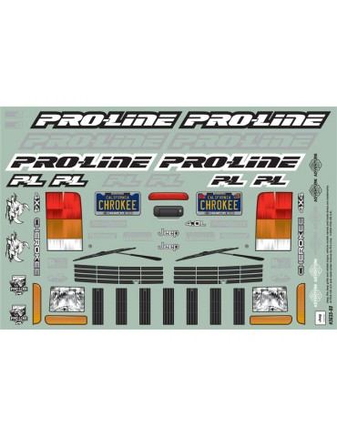 Pro-Line 1/10 2001 Jeep Cherokee Clear Body 12.3 (313mm) Wheelbase Crawlers