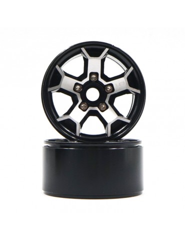 1.9 Aluminum CNC 5 Spoke Beadlock Rim 2pcs