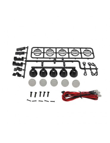 5-LED Roof Spotlight Kit, Black