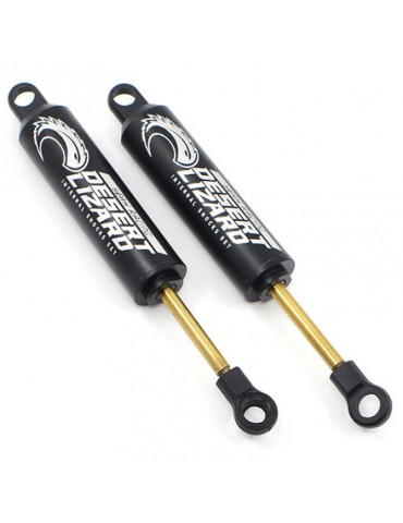 100mm Desert Lizard Two Stage Internal Spring Damper Pair Black For Crawler
