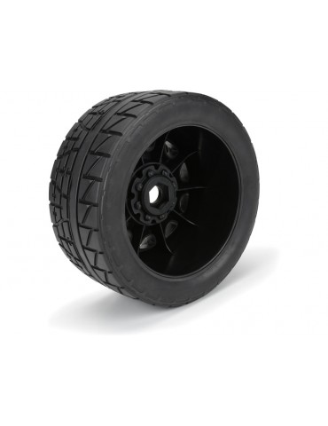 Pro-Line 1/6 Menace HP BELTED F/R 5.7 Tires MTD 24mm Black Raid 8x48 Hex (2)