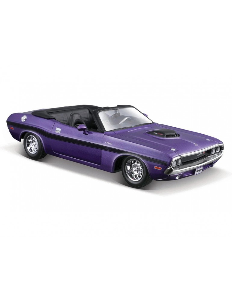 Maisto Dodge Challenger R/T Convertible 1970 1:24 metallic purple