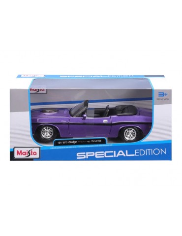 Maisto Dodge Challenger R/T Convertible 1970 1:24 metallic purple