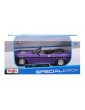Maisto Dodge Challenger R/T Convertible 1970 1:24 metallic purple