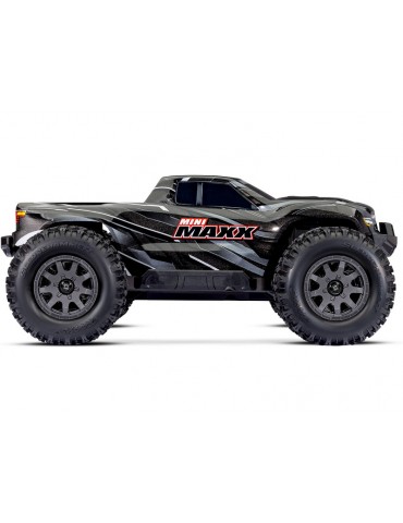 Traxxas Mini Maxx 1:12 BL-2s RTR Juoda