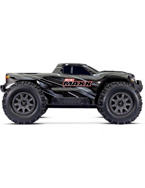 Traxxas Mini Maxx 1:12 BL-2s RTR Juoda