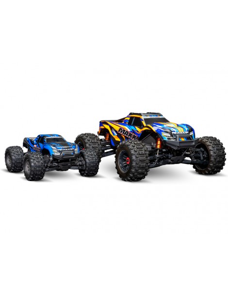 Traxxas Mini Maxx 1:12 BL-2s RTR Juoda